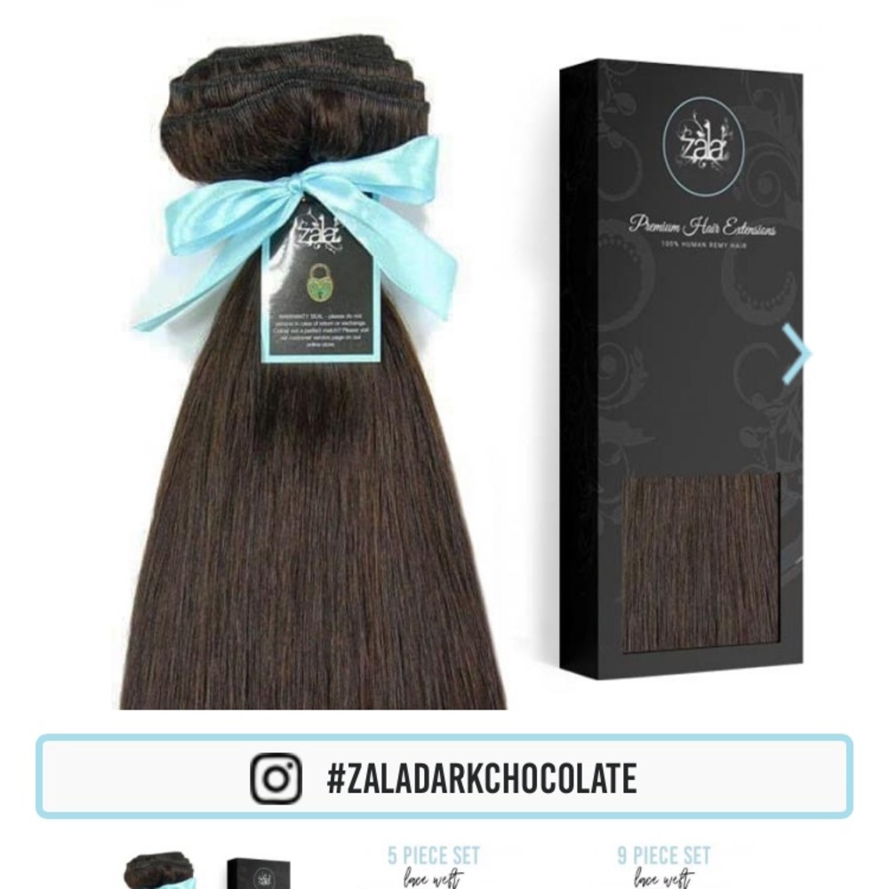 100% human Remy hair from Zala hair extensions